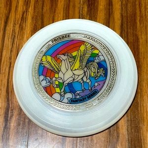 Vintage 1980 WHAM-O FRISBEE Flying Disc FANTASY Series PEGASUS RAINBOW USA